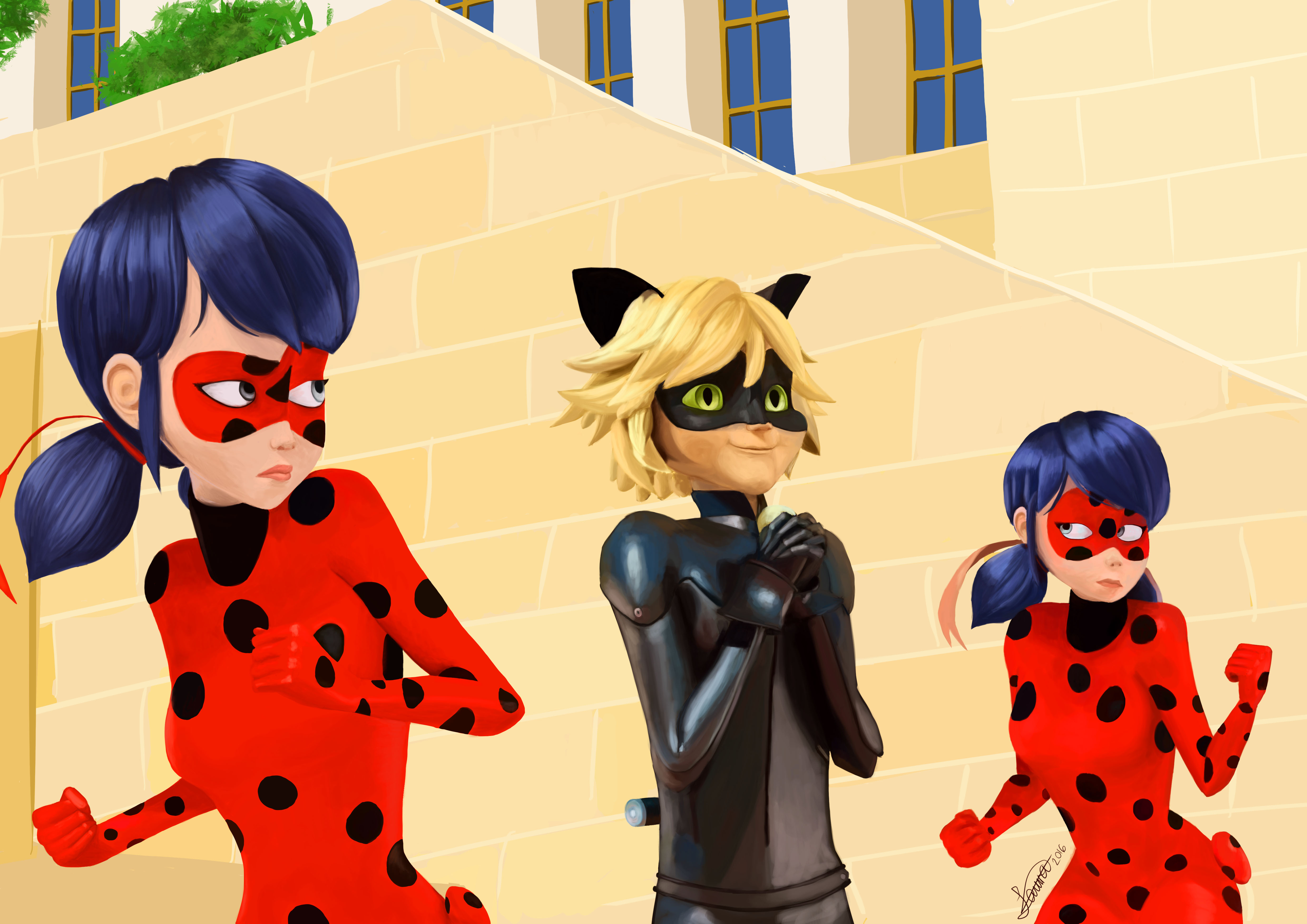 Ladybug And Cat Noir Wallpaper