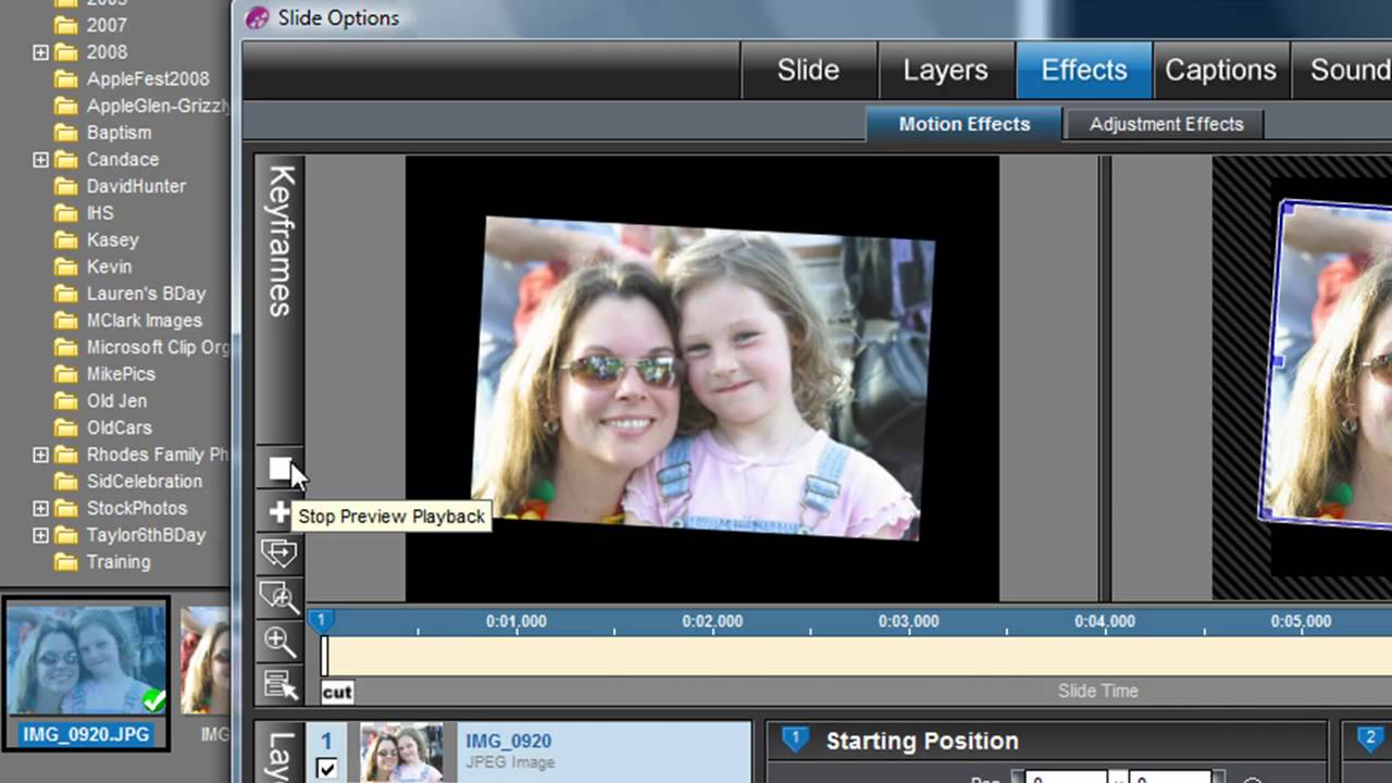 Zoom Rotate And Add A Background In Proshow Producer