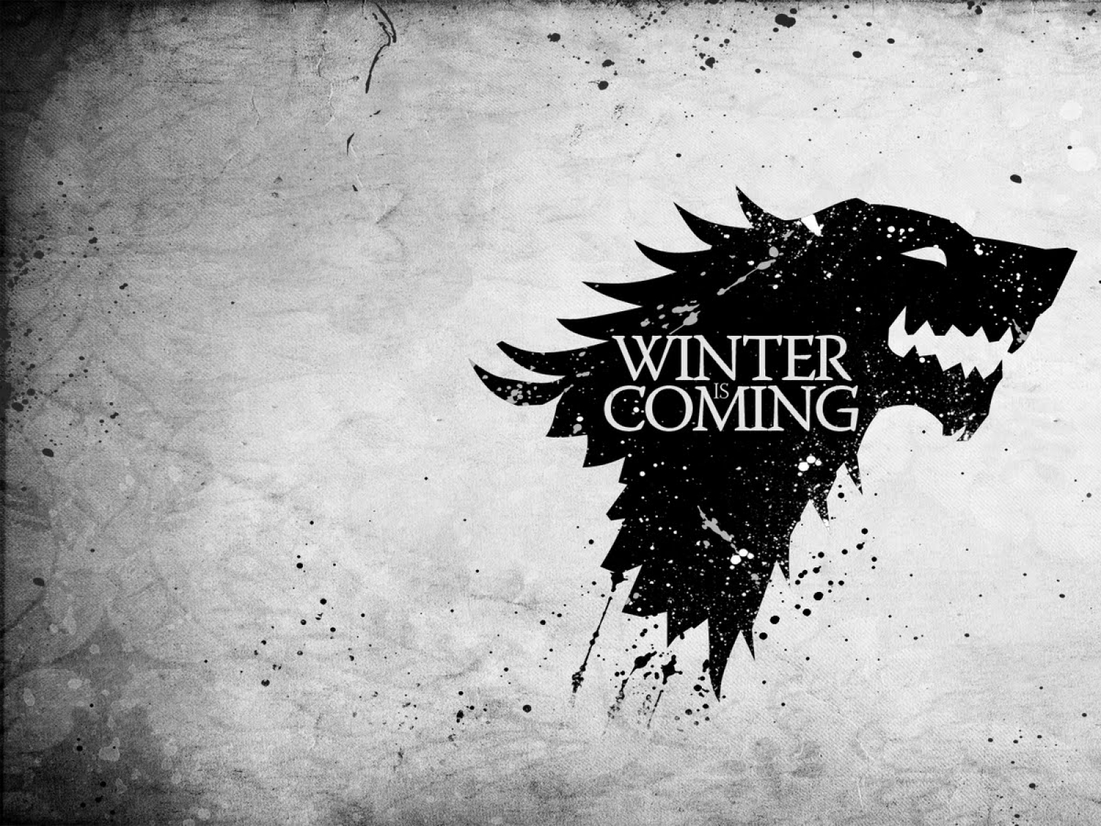 Winter Is Ing Banner Direwolf Arms House Stark Wallpaper