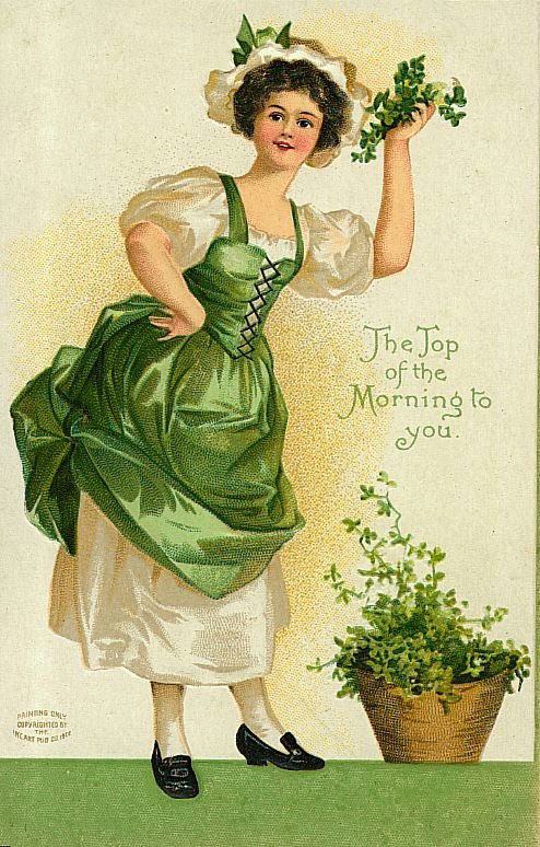 Vintage St Patricks Day Post Card