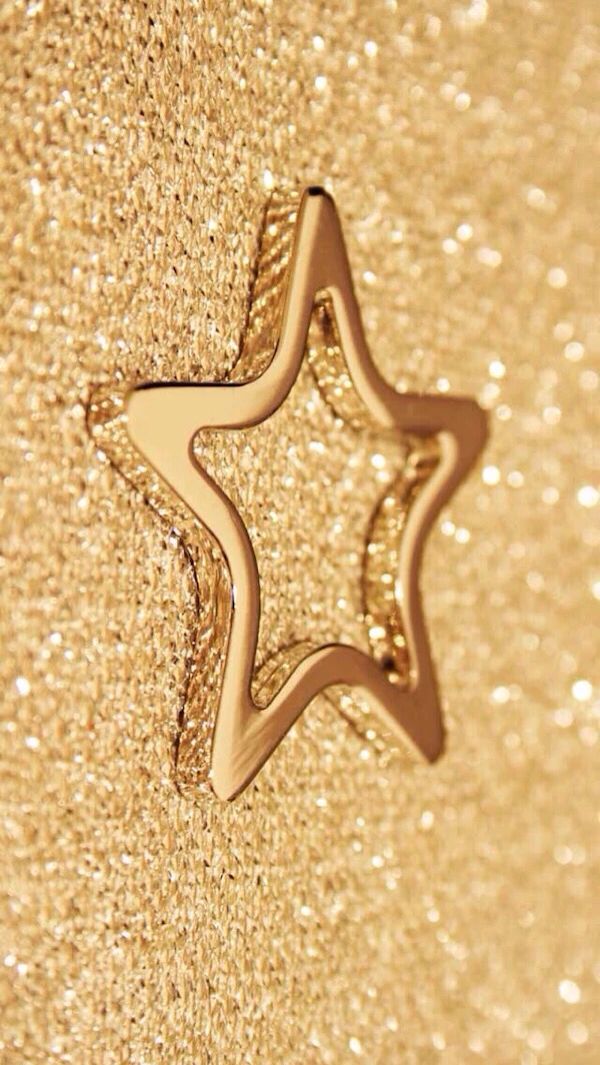 Gold Star Wallpaper