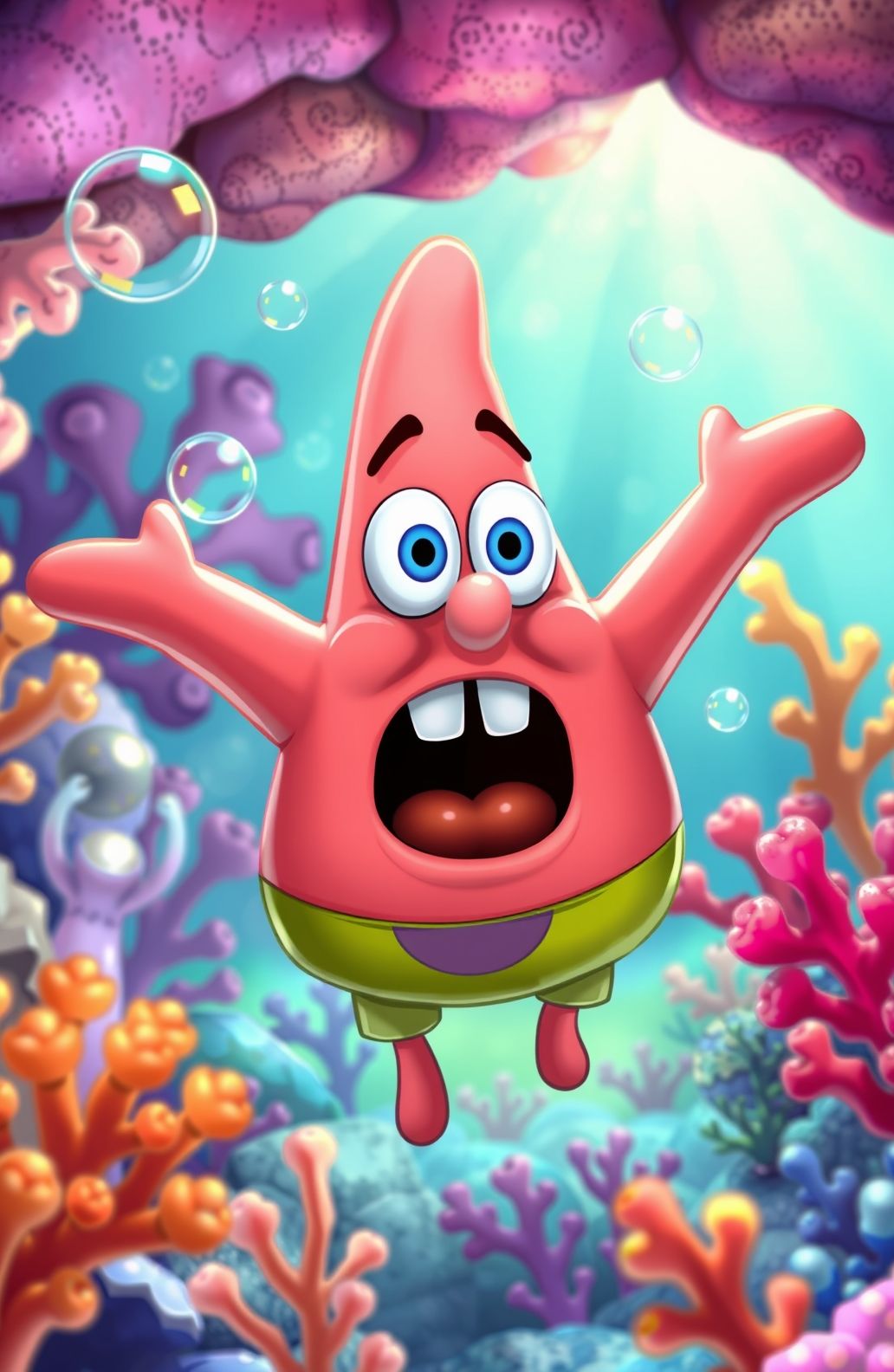 Surprised Patrick Wallpaper