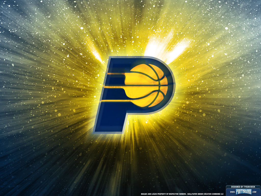  Indiana Pacers is with a team logo wallpaper on your computer and