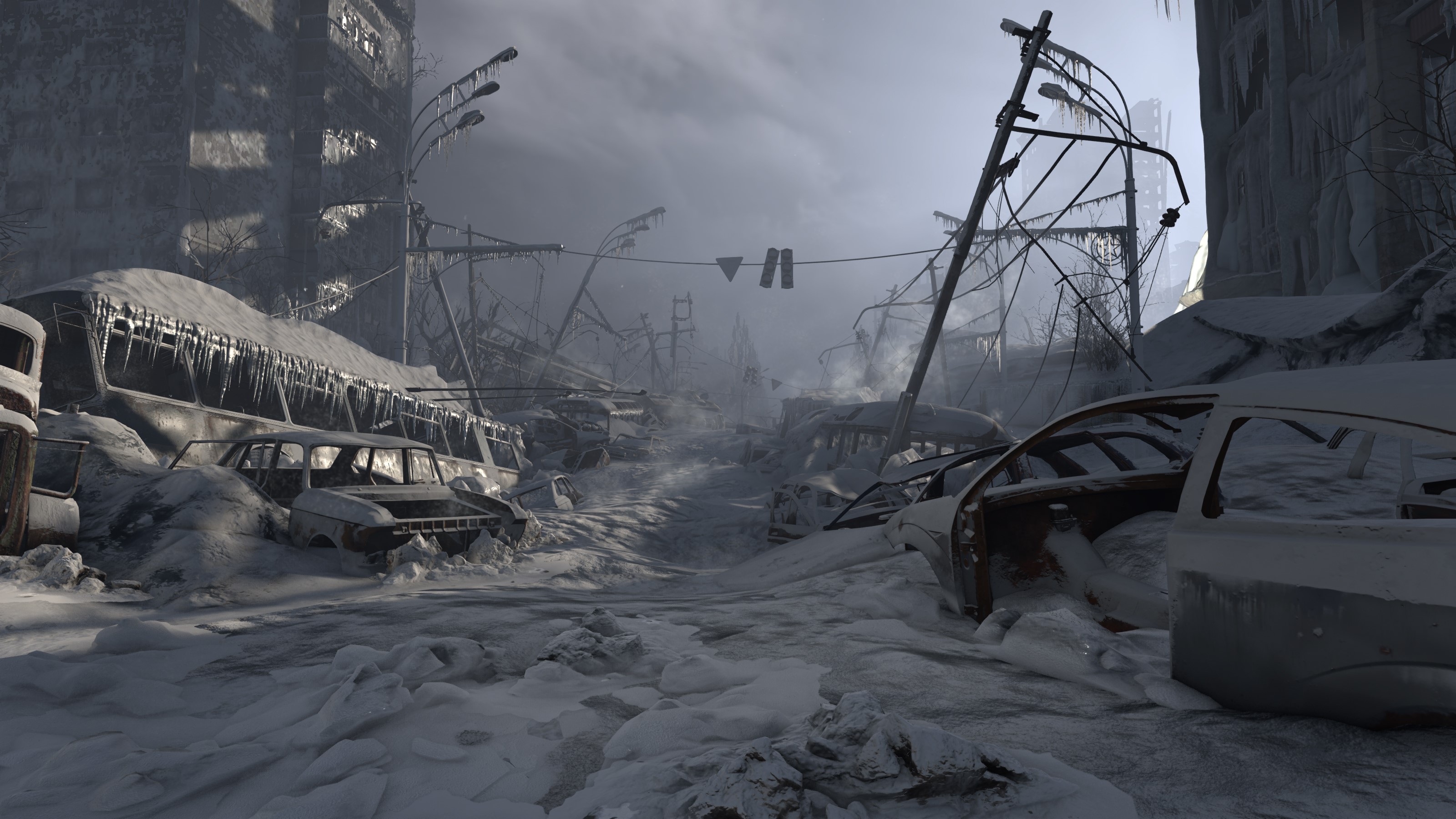 Metro Exodus Moon Video Games Dark HD Wallpaper
