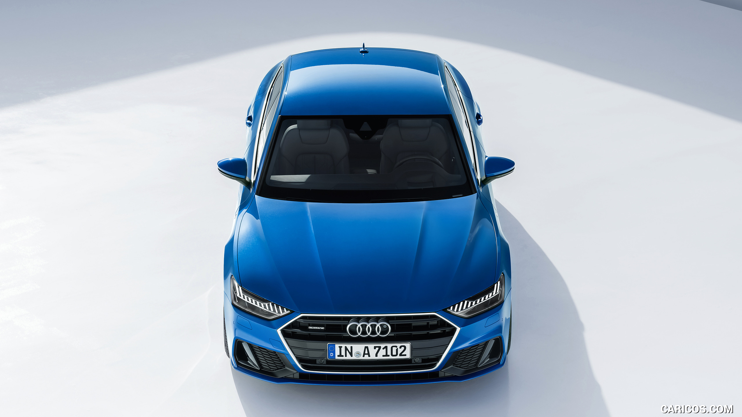 Audi A7 Sportback Color Ara Blue Front HD Wallpaper