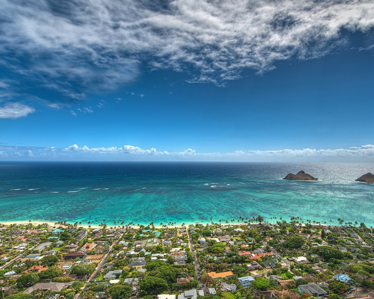 Beautiful Lanikai Beach Hawaii Desktop Pc And Mac Wallpaper