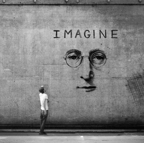 Imagine All The People Living For Today Image By Patrisha
