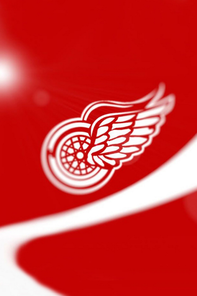 Detroit Red Wings Logo iPhone Ipod Touch Android Wallpaper