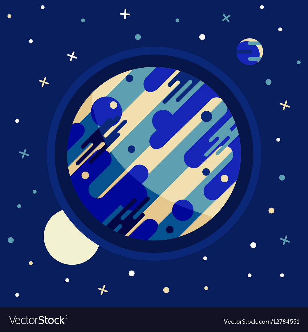 Vintage space and astronaut background Royalty Free Vector