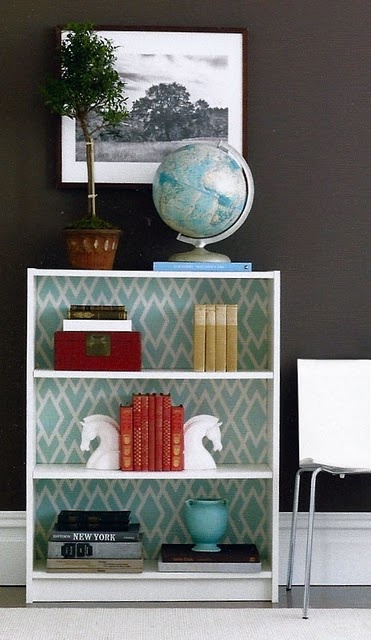 Love How By Adding Wallpaper To The Background Of This Inexpensive