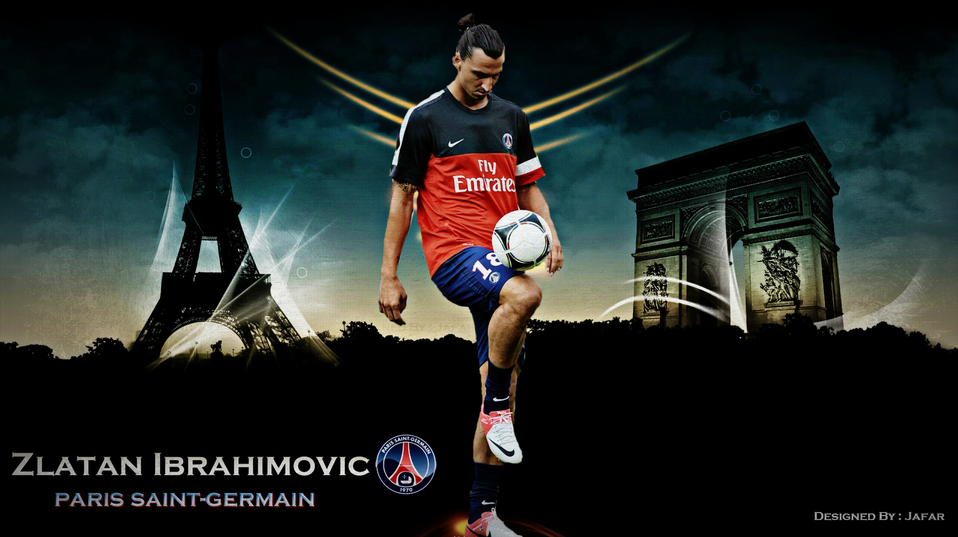 Zlatan Ibrahimovic Psg Exclusive HD Wallpaper
