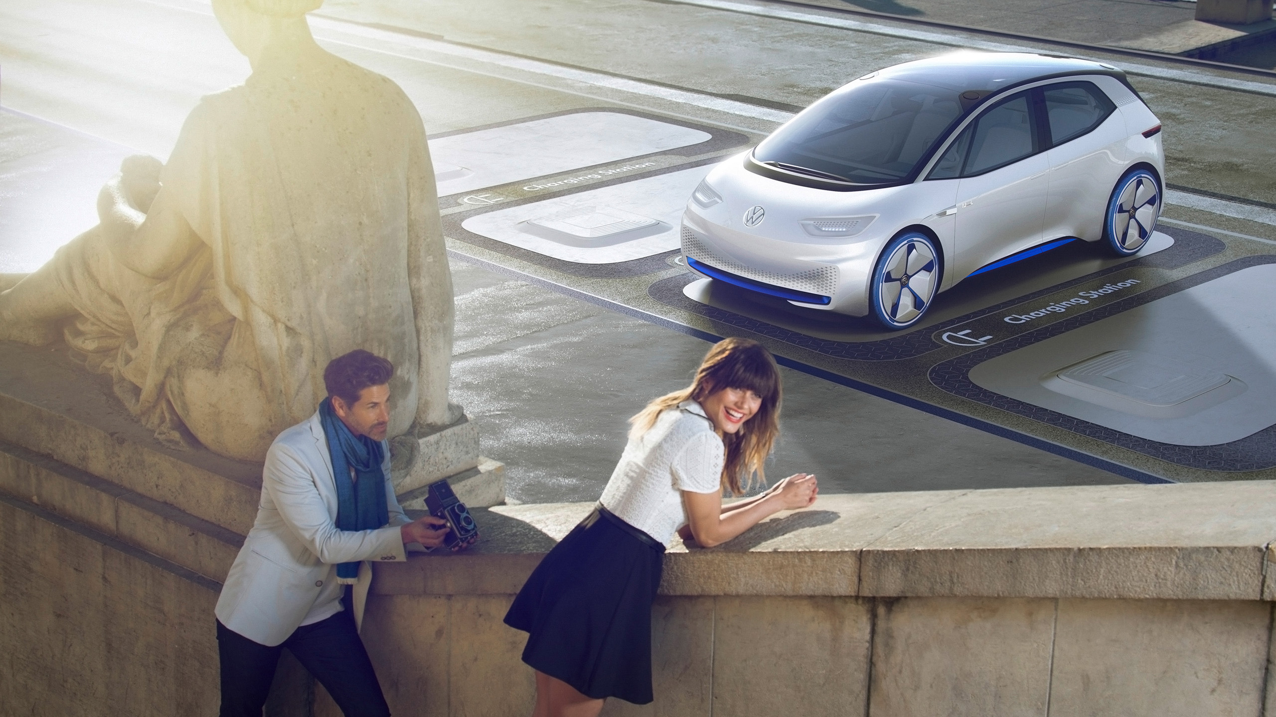 Volkswagen Id Concept Wallpaper HD Car