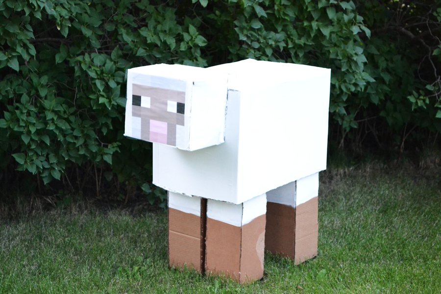 Sheep Minecraft Face