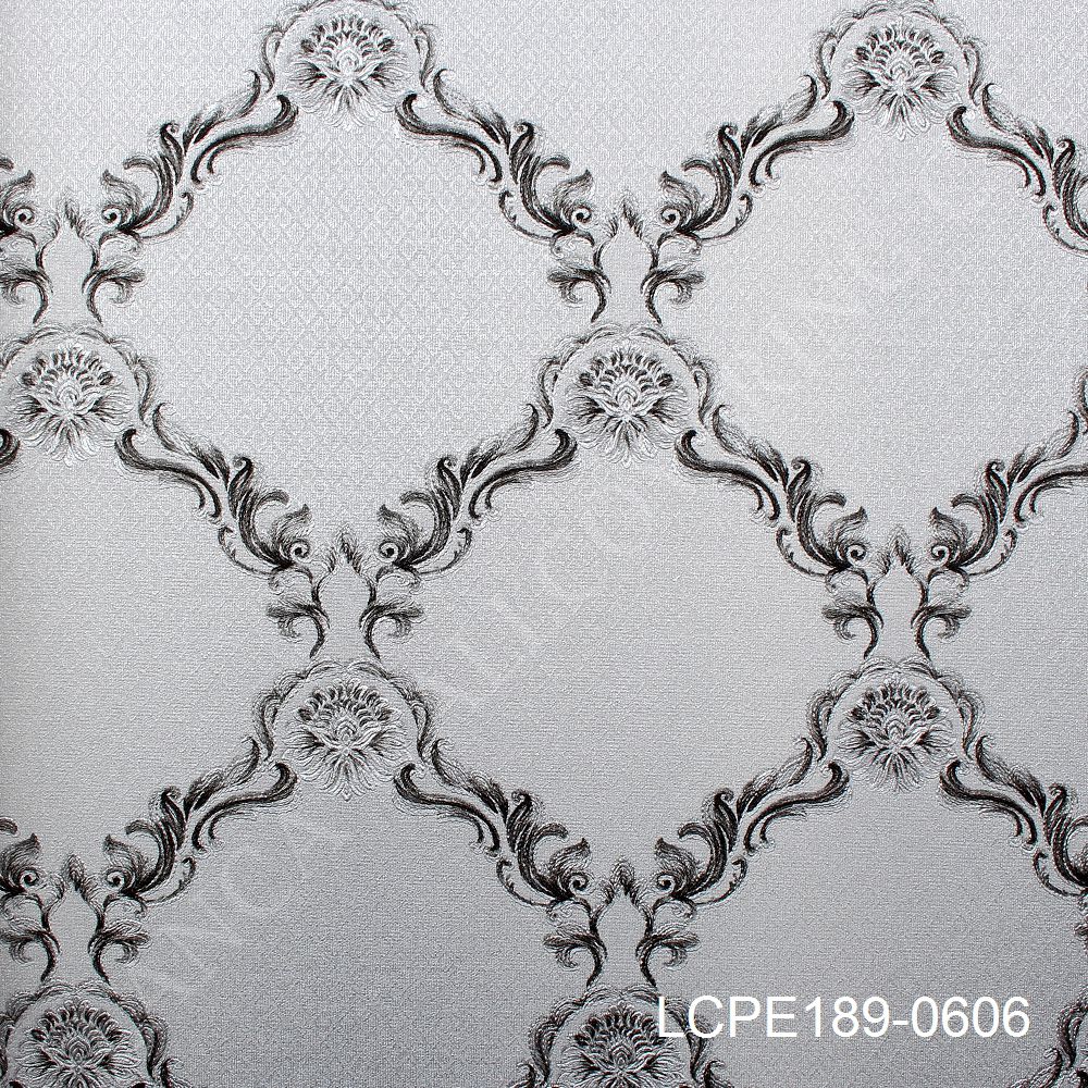 cheap damask print wallpaper border LCPE189 modern wallpaper