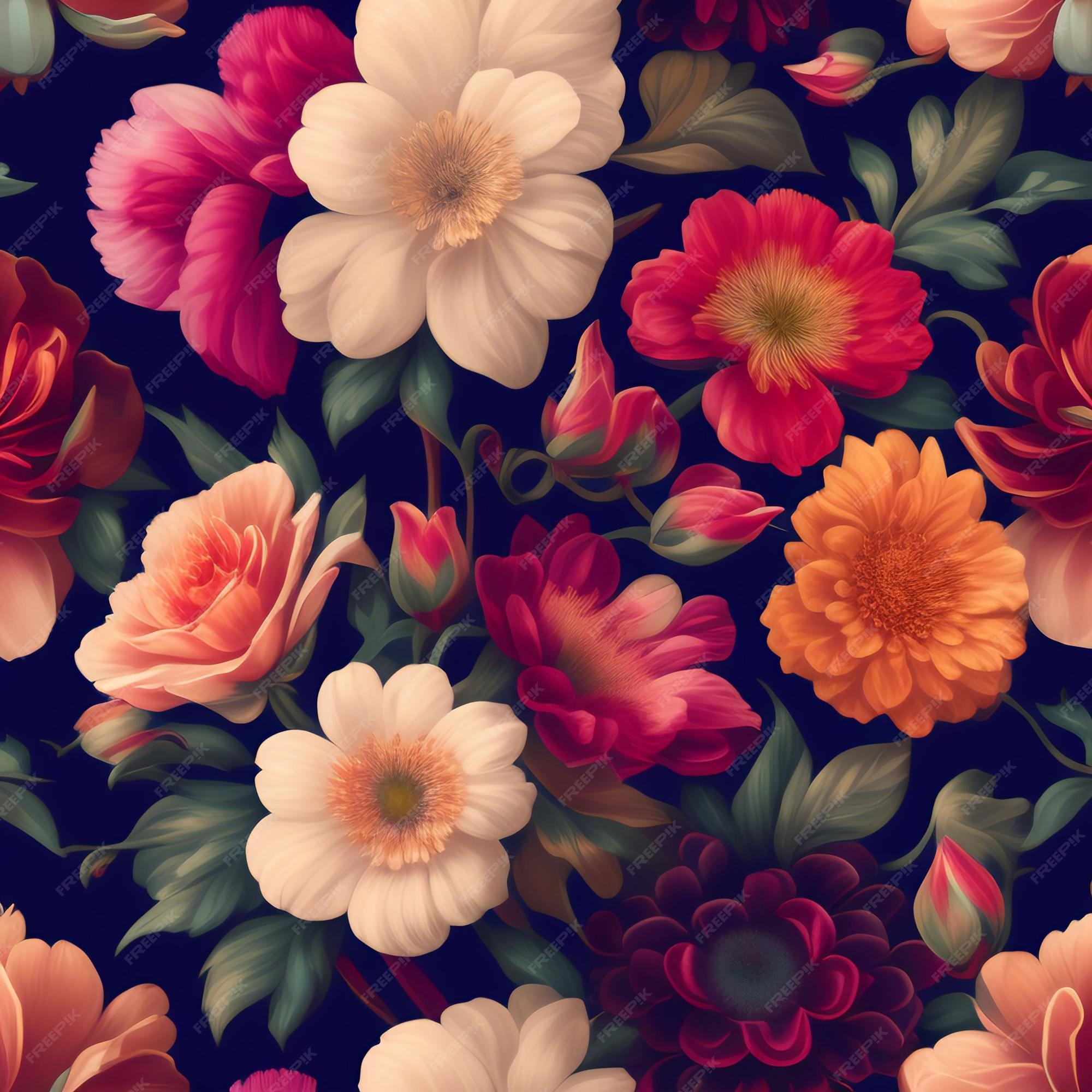 Floral Pattern Wallpaper
