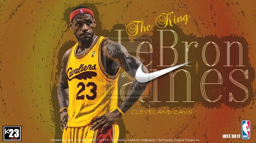 Download LeBron James proudly wearing the Cleveland Cavaliers jersey  Wallpaper