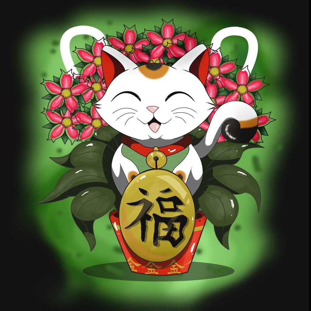 Maneki Neko S Lucky Charm B By angelwaveo6