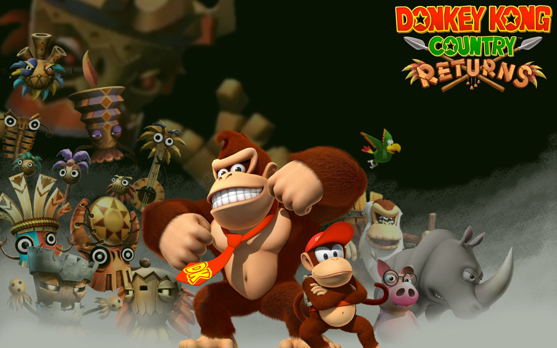 Games Wallpaper Donkey Kong Country Returns