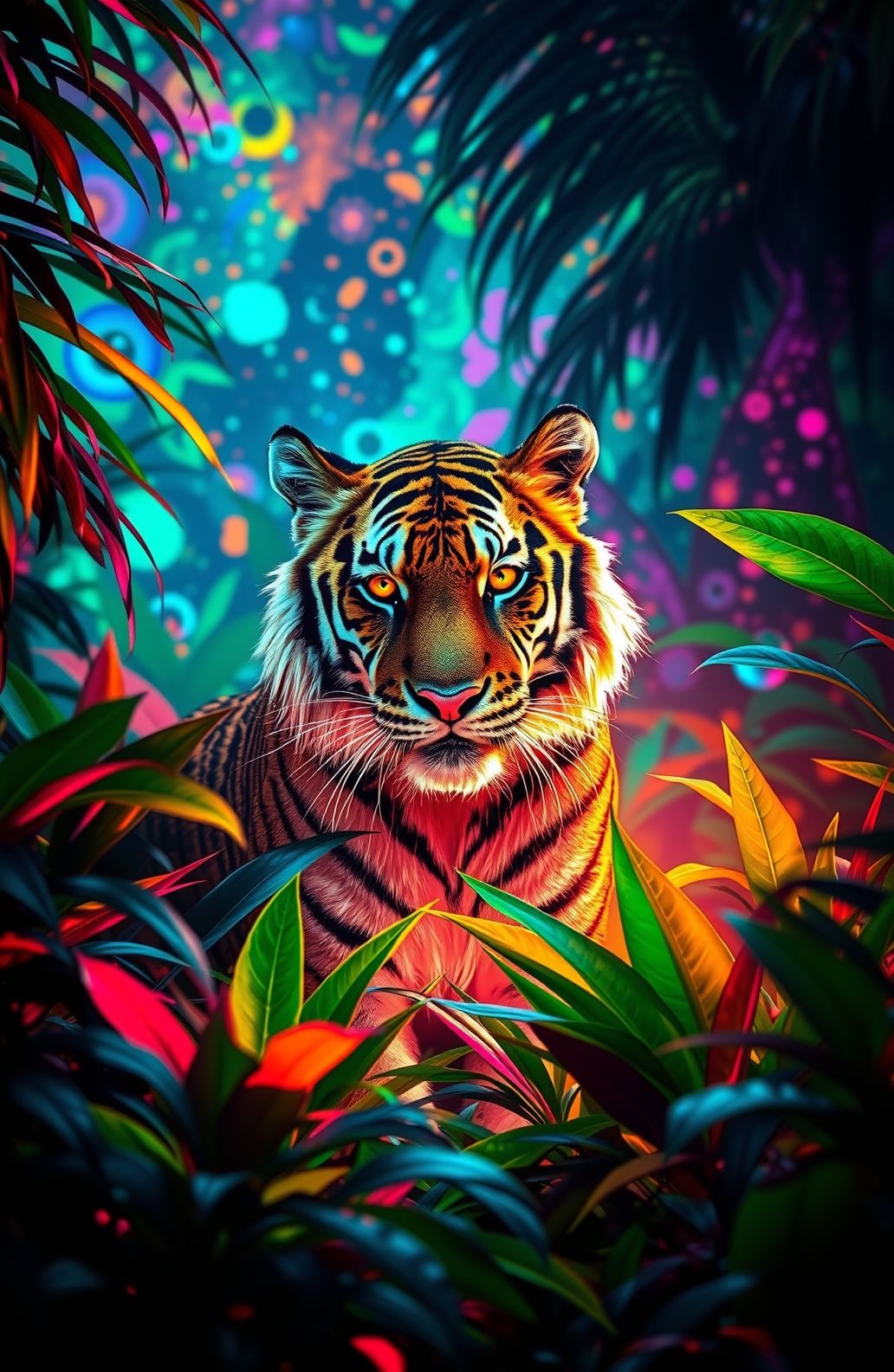 Neon Animal Wallpaper