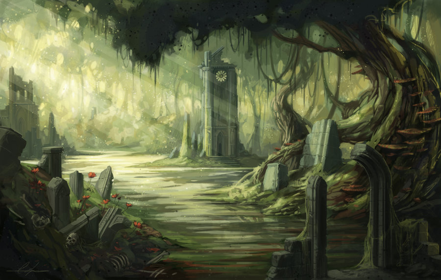 Swamp Ruins By Snaketoast
