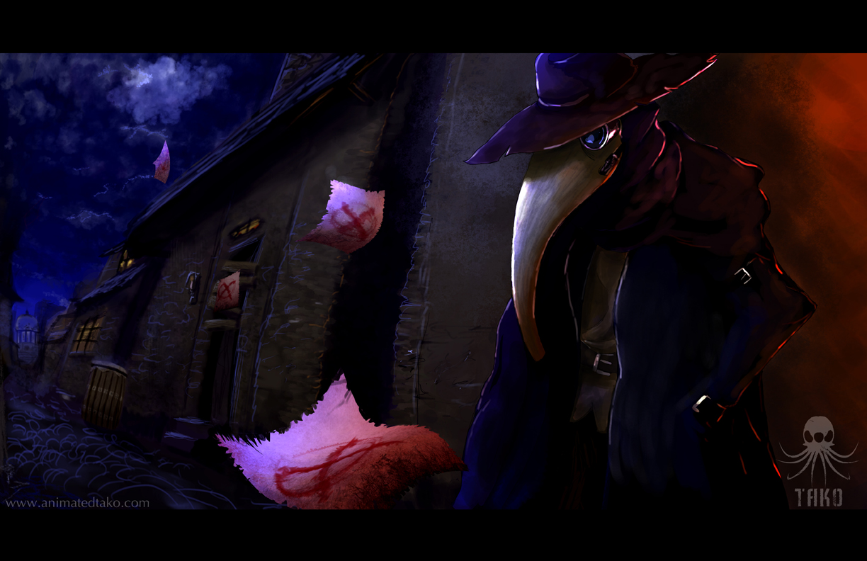 Ing Plague Doctor HD Wallpaper Color Palette Tags