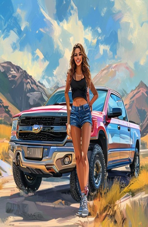 Girls And Trucks Wallpaper