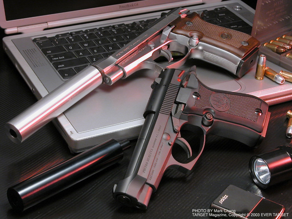 Beretta Gun Desktop Wallpaper HD Res