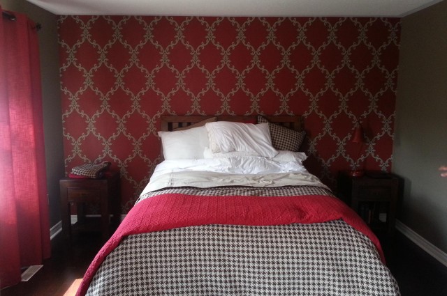 Bedroom Accent Wallpaper Finishes By Hahnfinishes Hahn