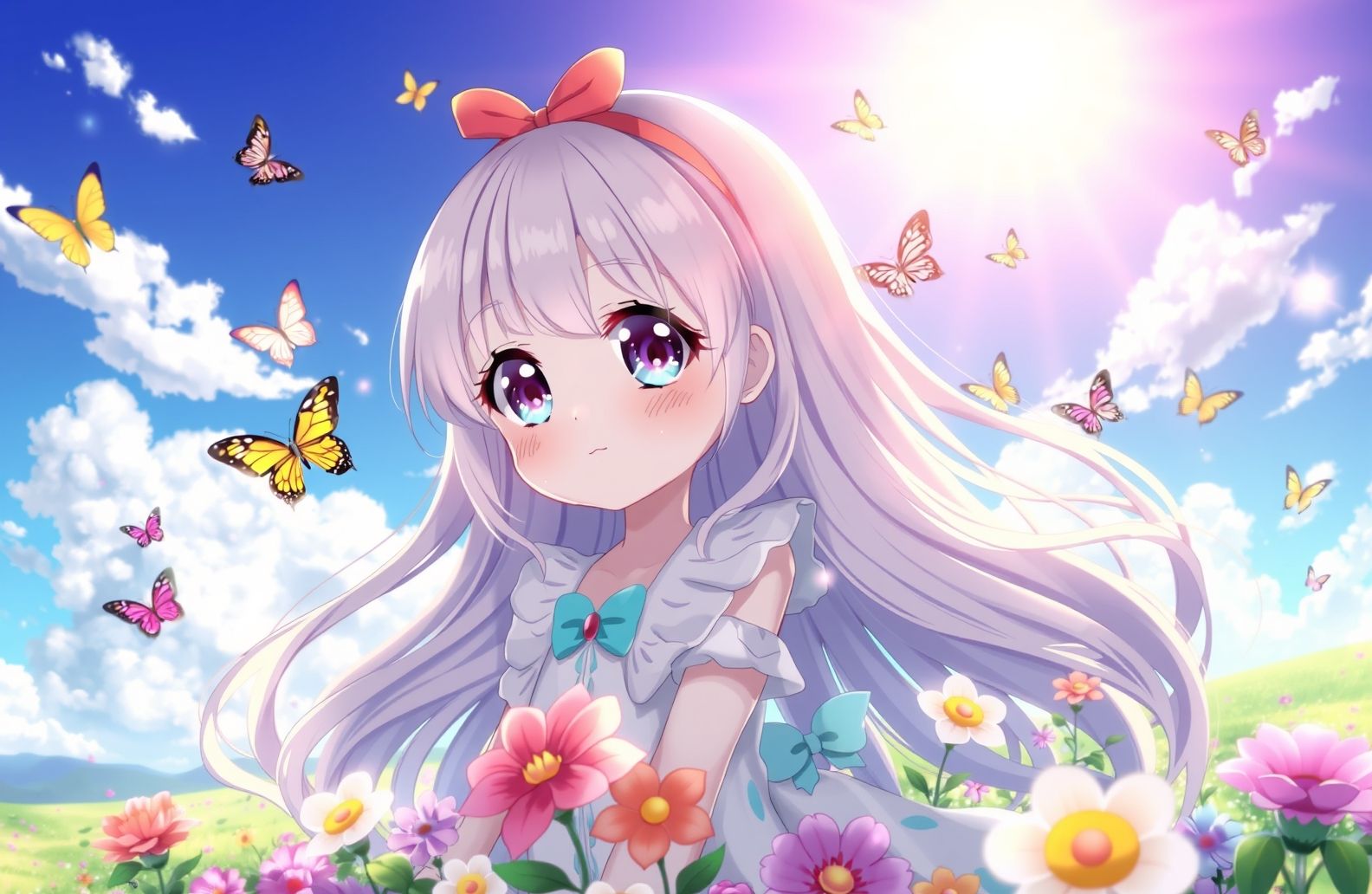 Cute Anime Girls Wallpaper