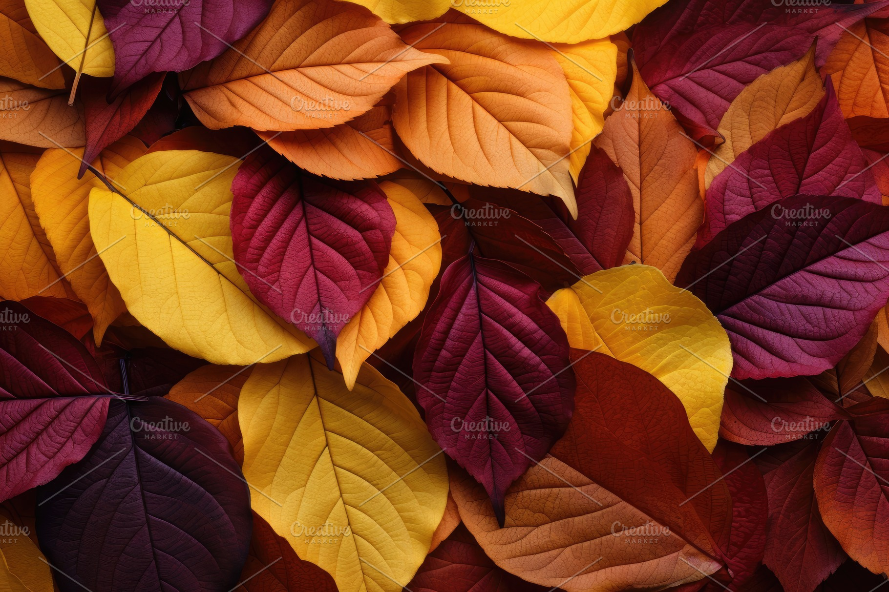 Beauty Of Autumn With A Fall Foliage Background Wallpaper