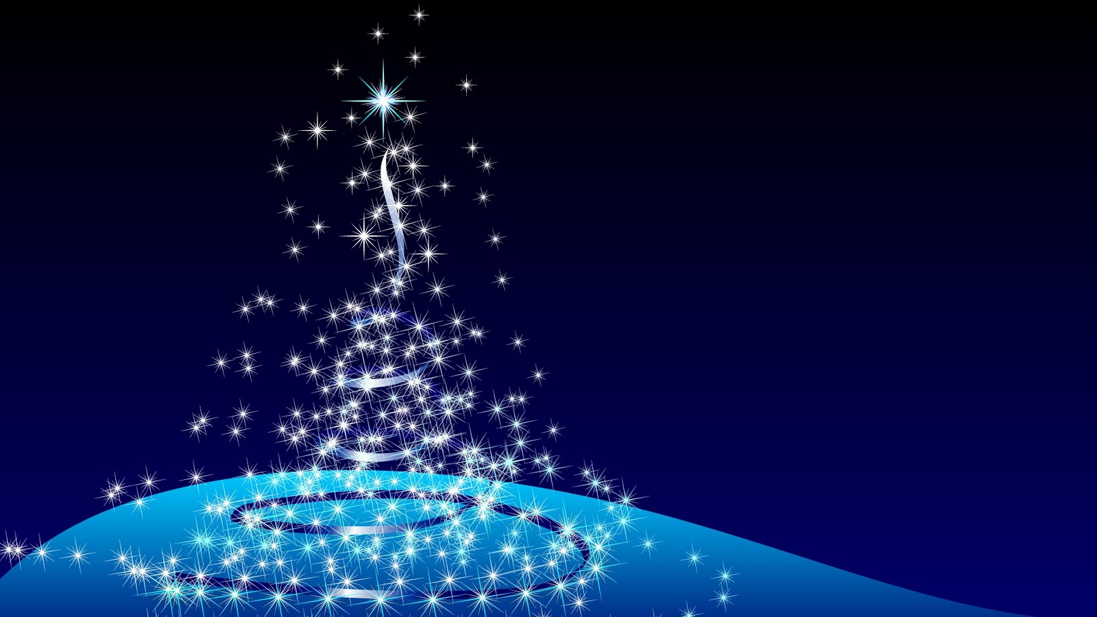 Blue Christmas Background HD Desktop Wallpaper