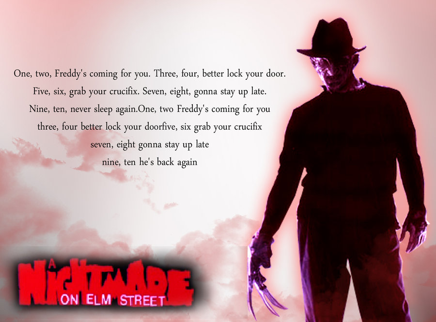 Freddy Kruger rhyme Wallpaper by The Mattness on