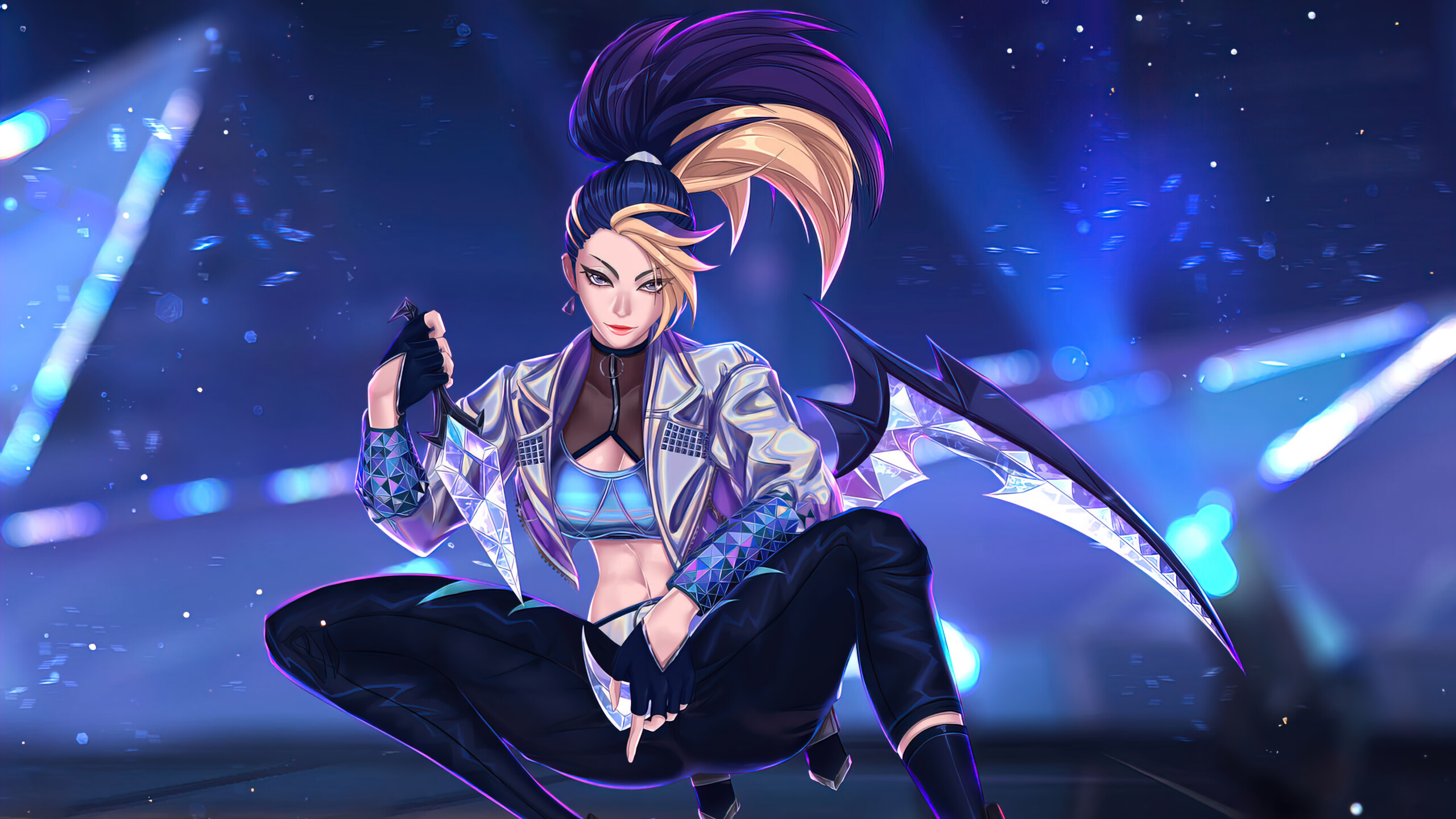 Free download KDA Akali All Out 4K Phone iPhone Wallpaper 3260a