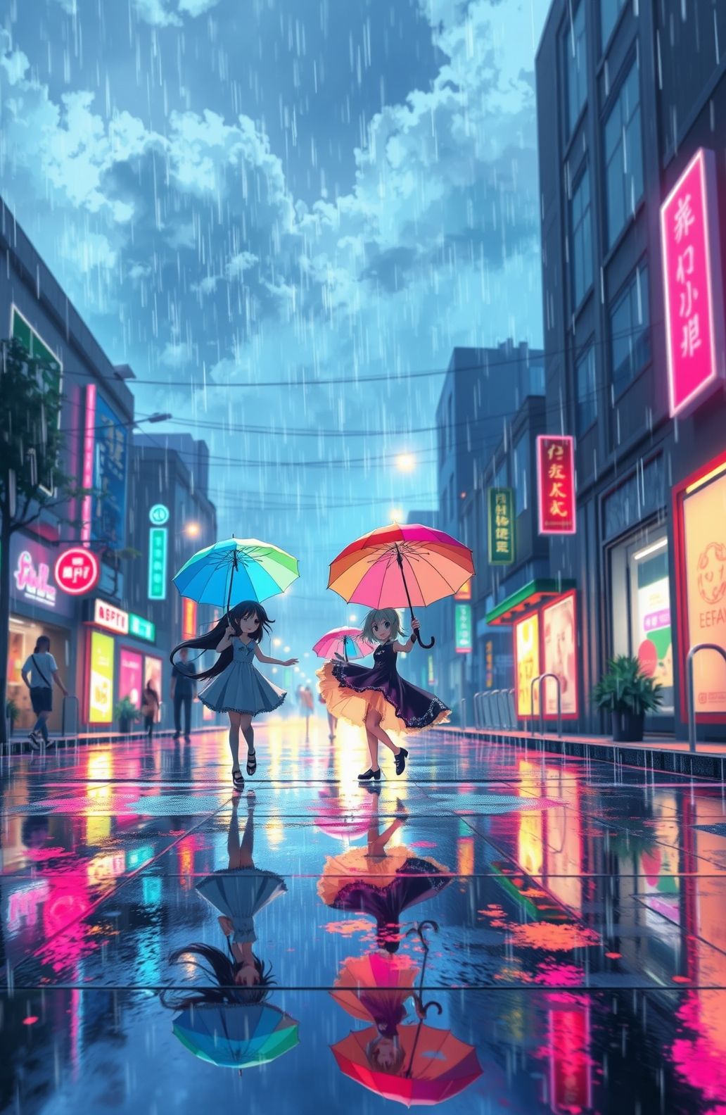 Anime Rain Wallpaper