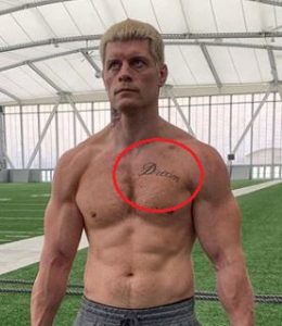 Cody Rhodes Dream Tattoo Wallpaper