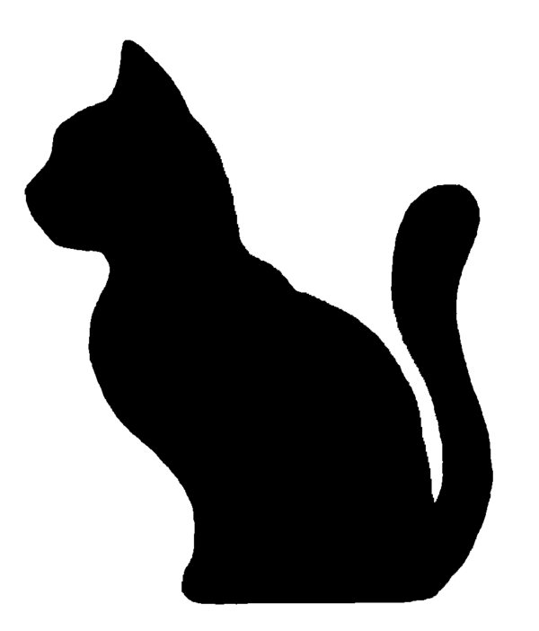 cat silhouette by CB Dragoness on