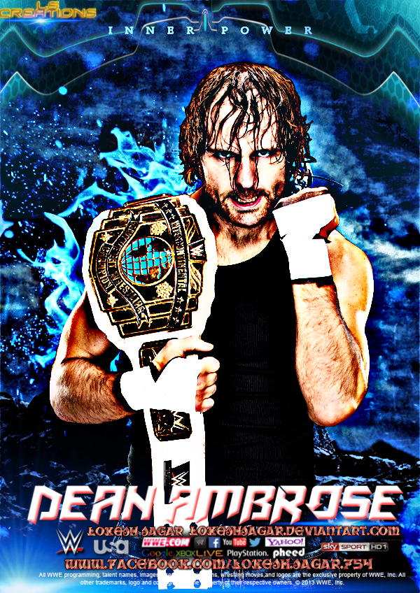 Wwe Dean Ambrose Custom Poster By Lokeshsagar