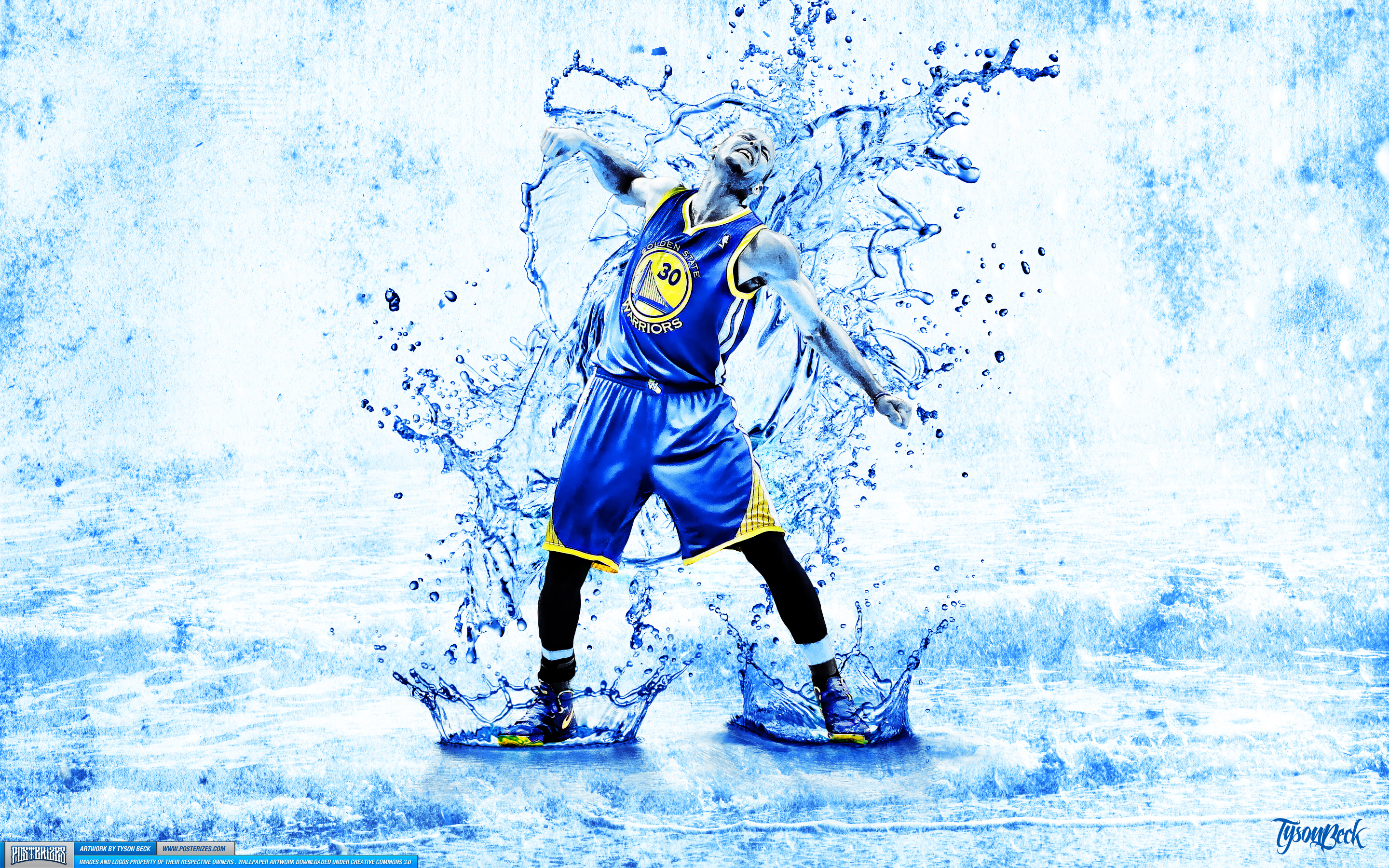 Stephen Curry Splash Wallpaper The Art Mad