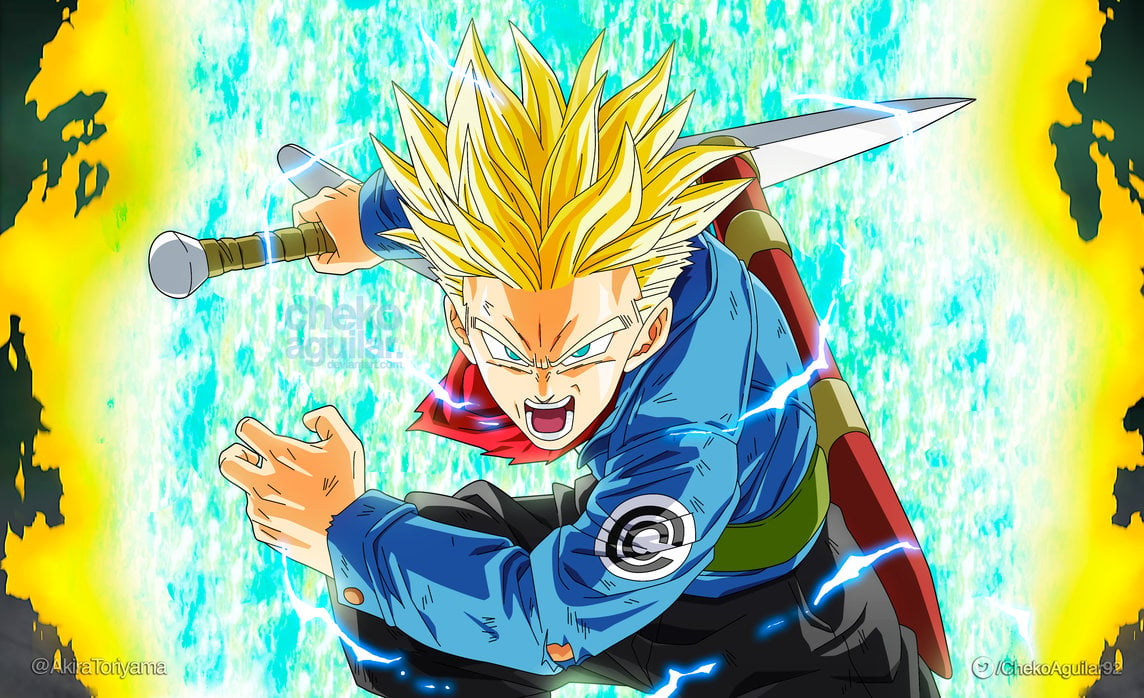 🔥 97 Trunks Super Saiyan Wallpapers Wallpapersafari 5069