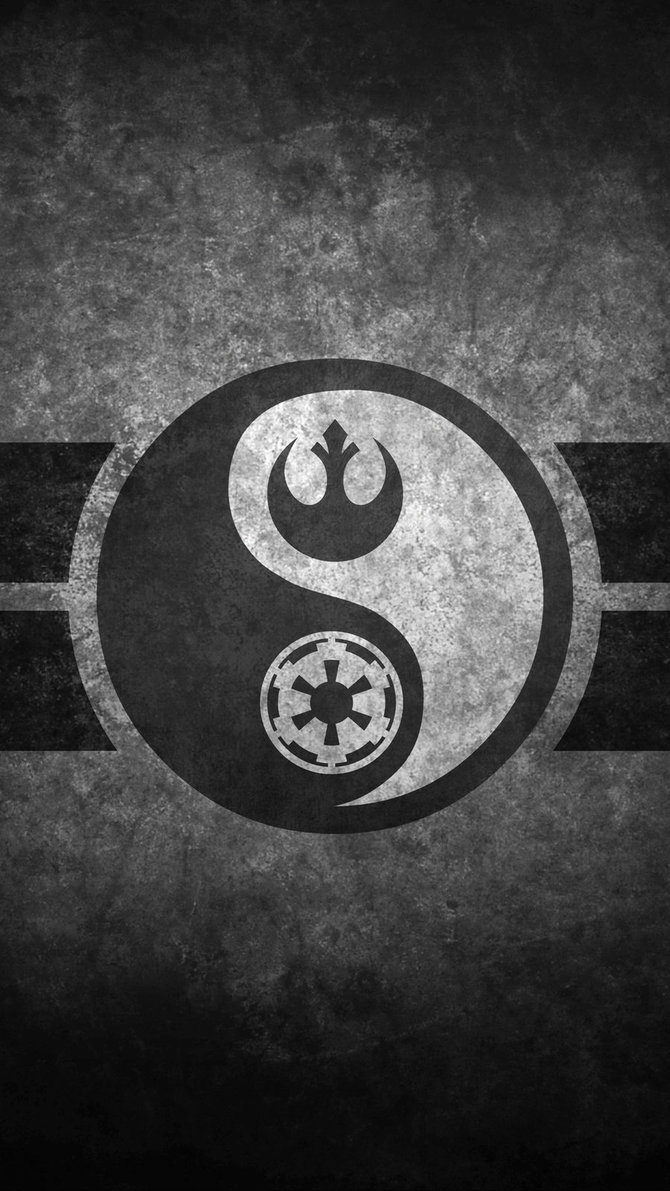 Star Wars Yin Yang Cellphone Wallpaper By Swmand4