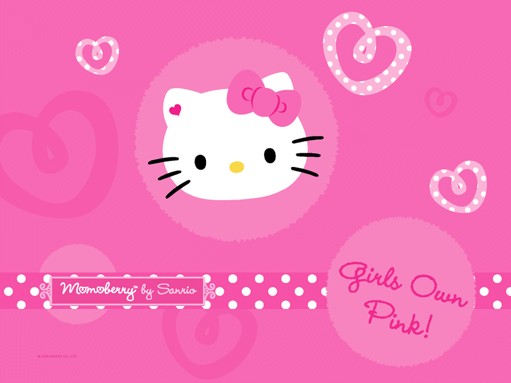  Desktop Wallpaper Pink Hello Kitty Desktop Wallpapers 1024x768