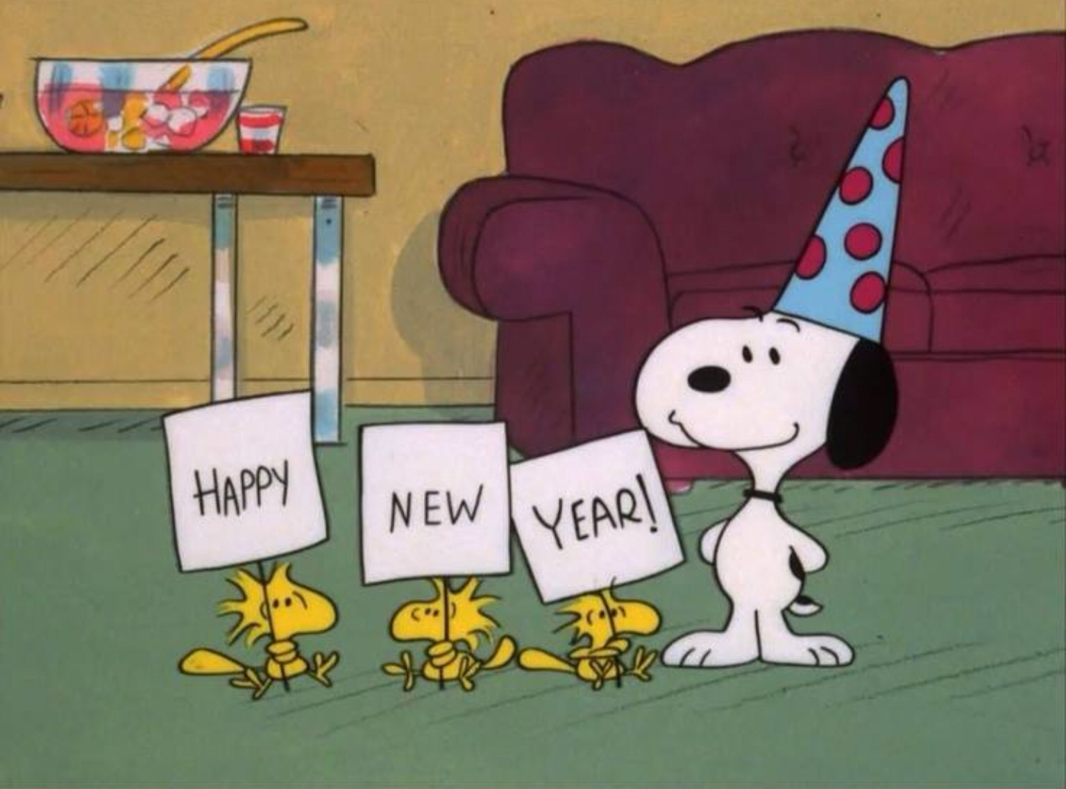 Snoopy Woodstock Happy New Year Always About The Peanuts Pinte