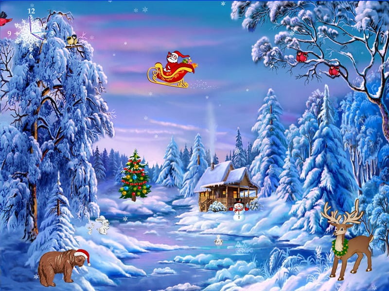 Free Christmas Screensaver   Christmas Symphony   FullScreensaverscom