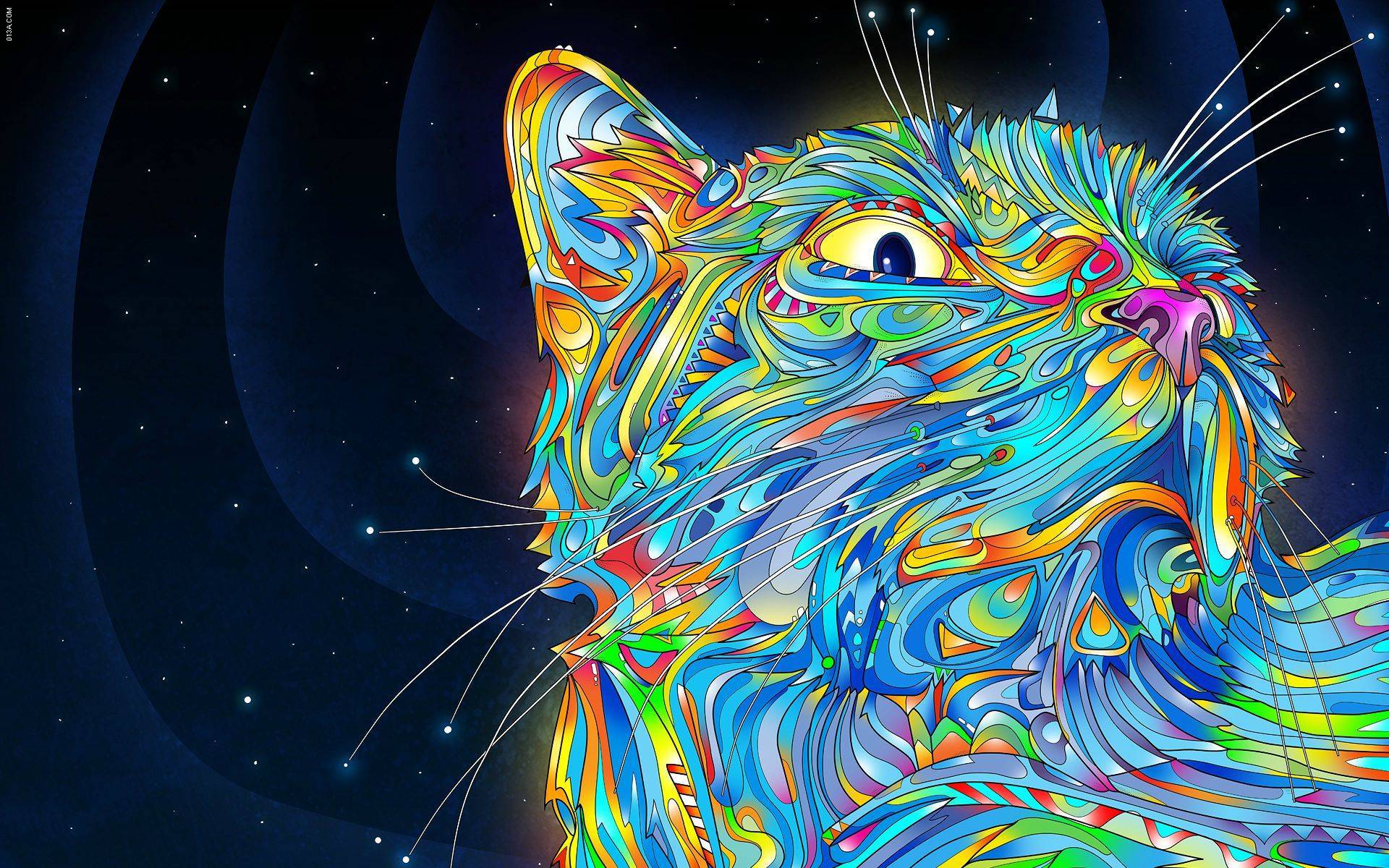 Psychedelic And Trippy Background For Your Desktop