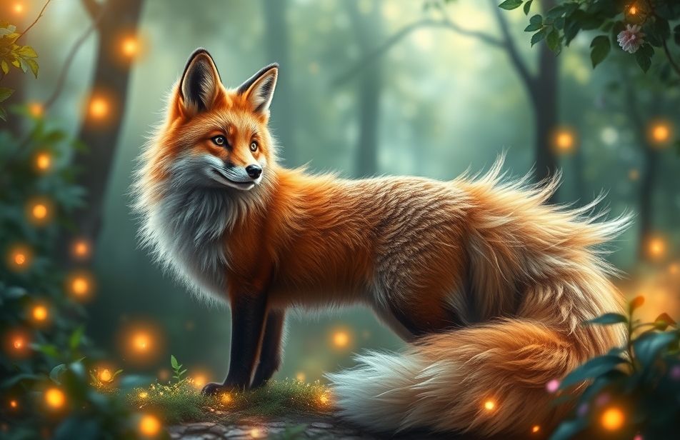 Nine Tailed Fox Wallpaper