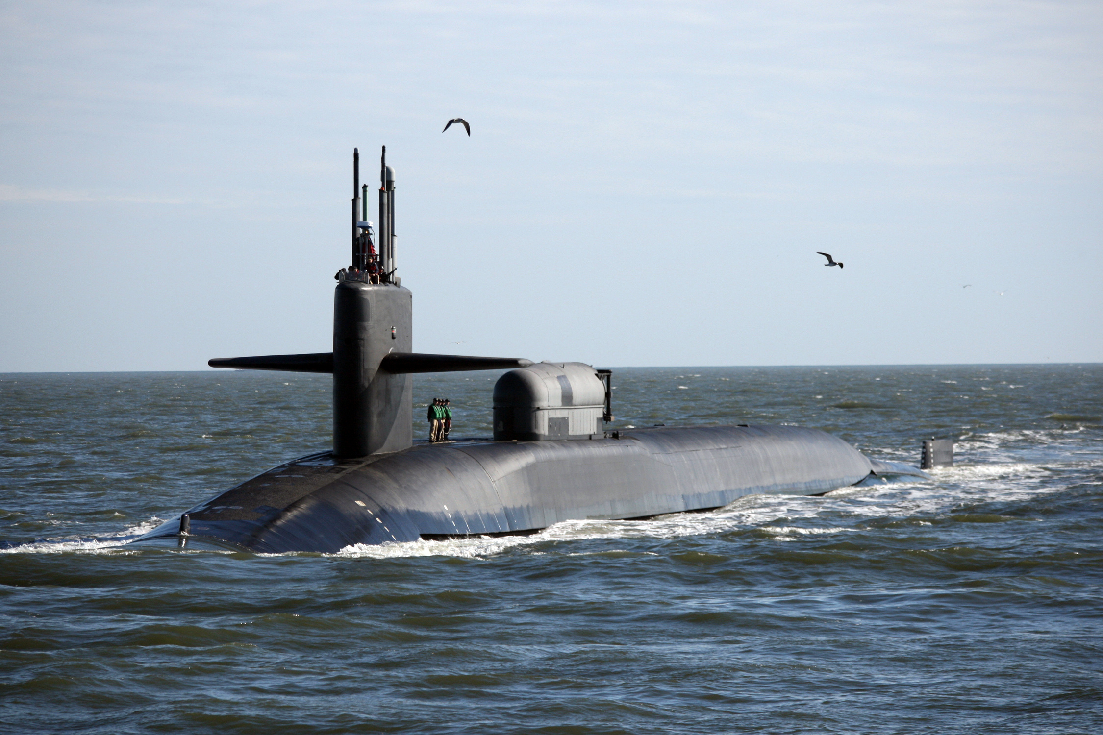  georgia extension nuclear submarine military navy wallpaper background 2250x1500