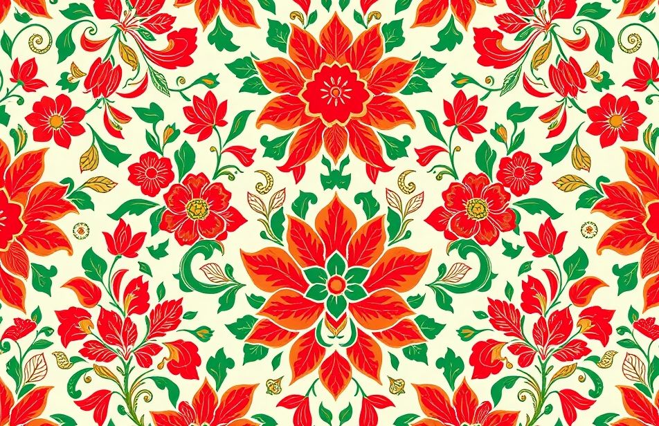 Red And Green Wallpaper