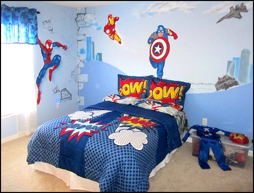Cool Superhero Inspired Bedrooms For Boys Rilane We Aspire To