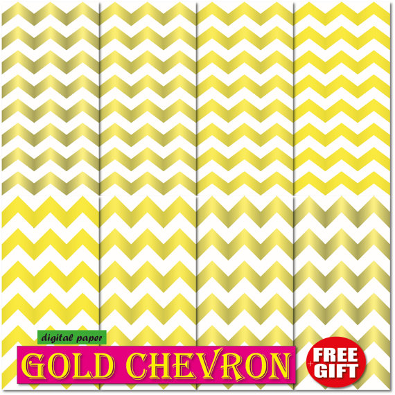 Free download Gold Chevron digital paper chevron wallpaper border GOLD