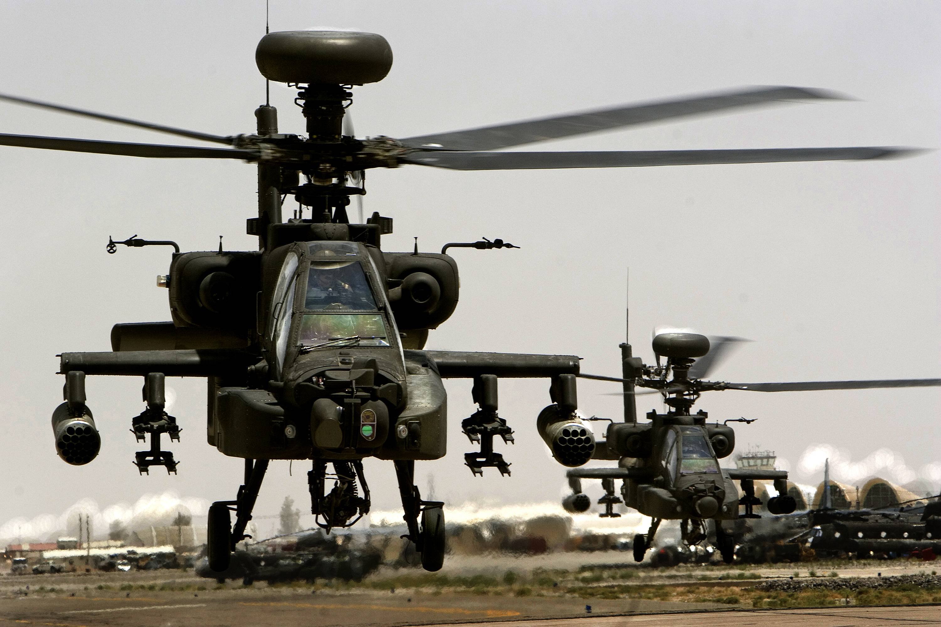 Ah Apache Attack Helicopter Army Military Weapon